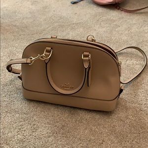 Coach Mini Sierra Tan Satchel Bag